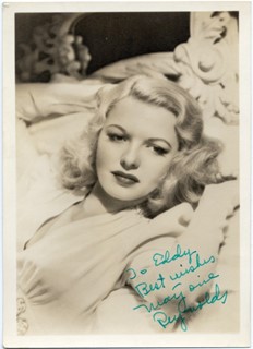 Marjorie Reynolds autograph
