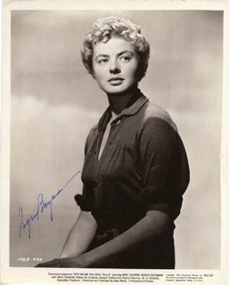 Ingrid Bergman autograph