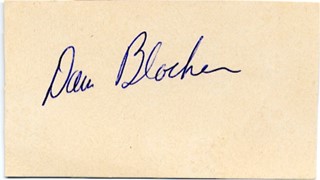 Dan Blocker autograph