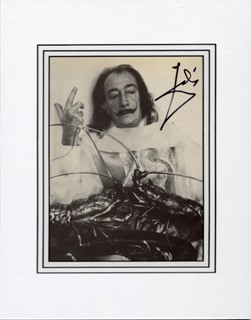 Salvador Dali autograph