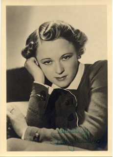 Sally Eilers autograph
