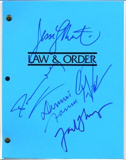 Law & Order Script autograph