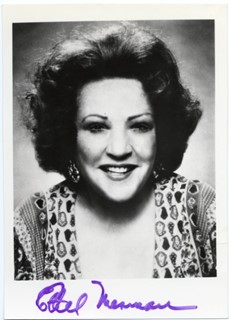 Ethel Merman autograph