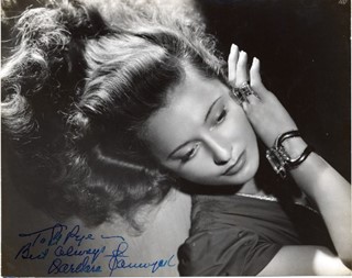 Barbara Stanwyck autograph