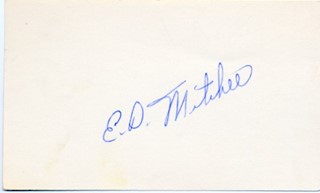 Ed Mitchell autograph