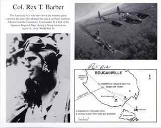 Rex Barber autograph