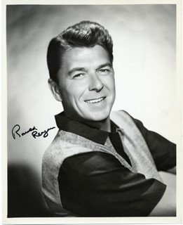 ronald Reagan autograph