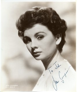 Jean Simmons autograph