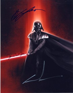 Darth Vader autograph
