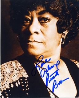 Ruth Brown autograph