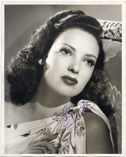 Linda Darnell autograph
