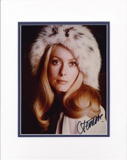 Catherine Deneuve autograph