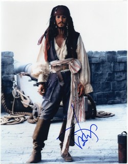 Johnny Depp autograph