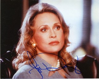 Faye Dunaway autograph