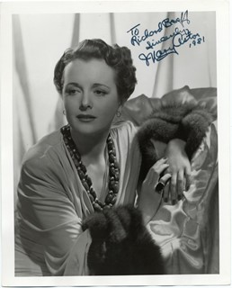 Mary Astor autograph