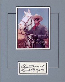 Clayton Moore autograph