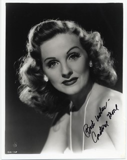 Constance Moore autograph