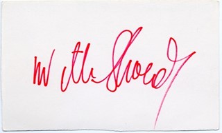 Willie Shoemaker autograph