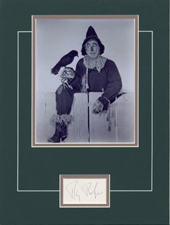 Ray Bolger autograph