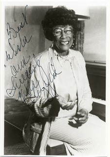 Ella Fitzgerald autograph