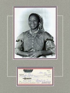 Butterfly McQueen autograph