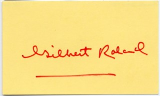 Gilbert Roland autograph