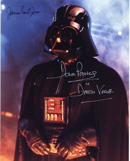 Darth Vader autograph