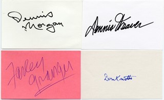 Actor Signature Lot autograph