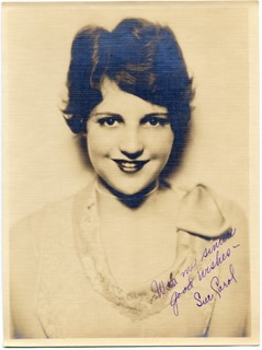 Sue Carol autograph