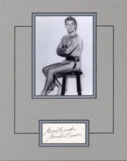 Buster Crabbe autograph