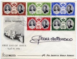Grace de Monaco autograph