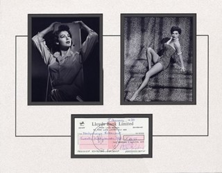 Ava Gardner autograph