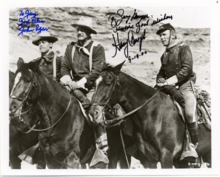 John Agar & Harry Carey Jr. autograph