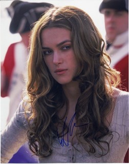 Keira Knightley autograph