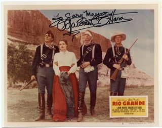 Maureen O'Hara autograph