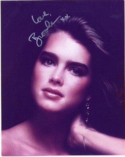 Brooke Shields autograph