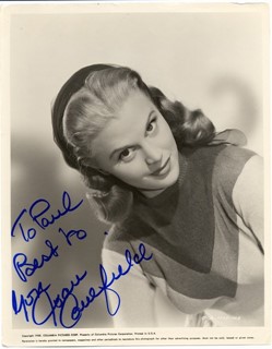 Joan Caulfield autograph