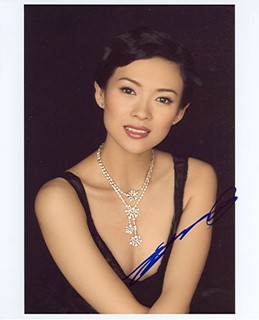 Ziyi Zhang autograph