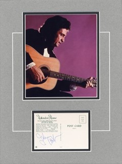 Johnny Cash autograph