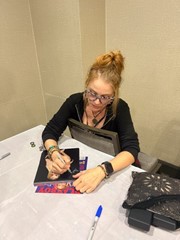 signing photo